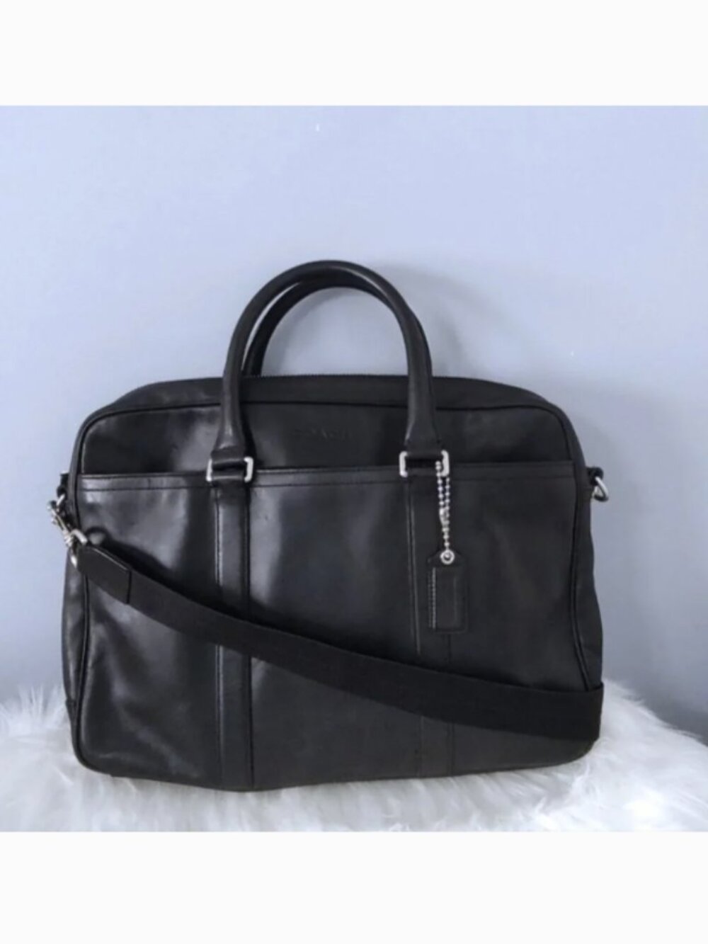 Coach Lexington commuter bag briefcase EUC #F71066